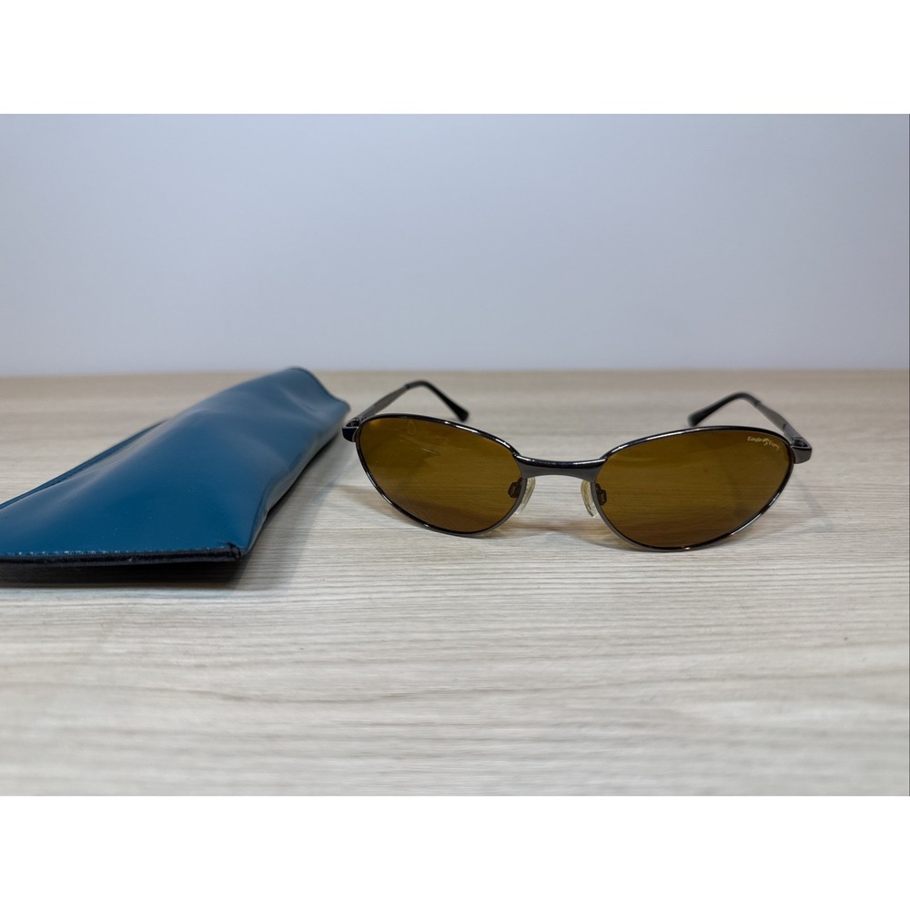 EAGLE EYES EXTREMES #10013 BROWN OVAL SPORTS WRAP SUNGLASSES